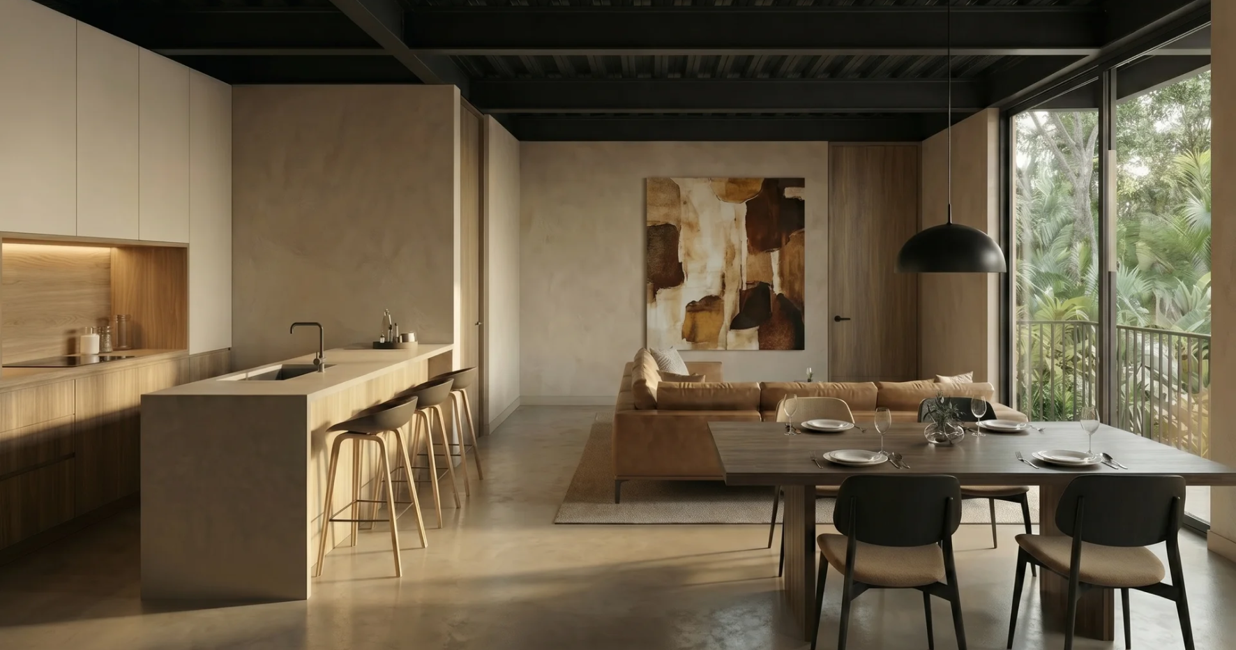 2 Bedroom + Living Room